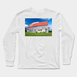 Barn with a Red Roof Long Sleeve T-Shirt